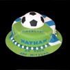 Bar Mitzvah cake with half football.jpg